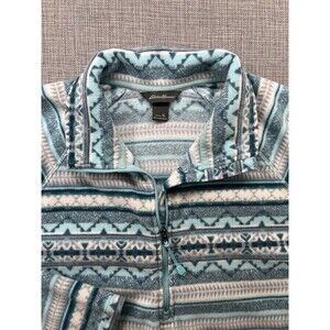 Eddie Bauer Sweater Women's XL Lightweight Fleece 100% Polyester 22" x 27"